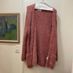 Zara sweater good used condition pink with sparkles